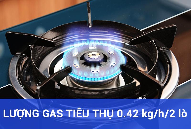 Bếp ga Sakura SA-692 SG -HÀNG TRƯNG BÀY .{Mặt kính cường lực , đầu đốt đồng thau cho ngọn lửa xanh , không đen nồi.}