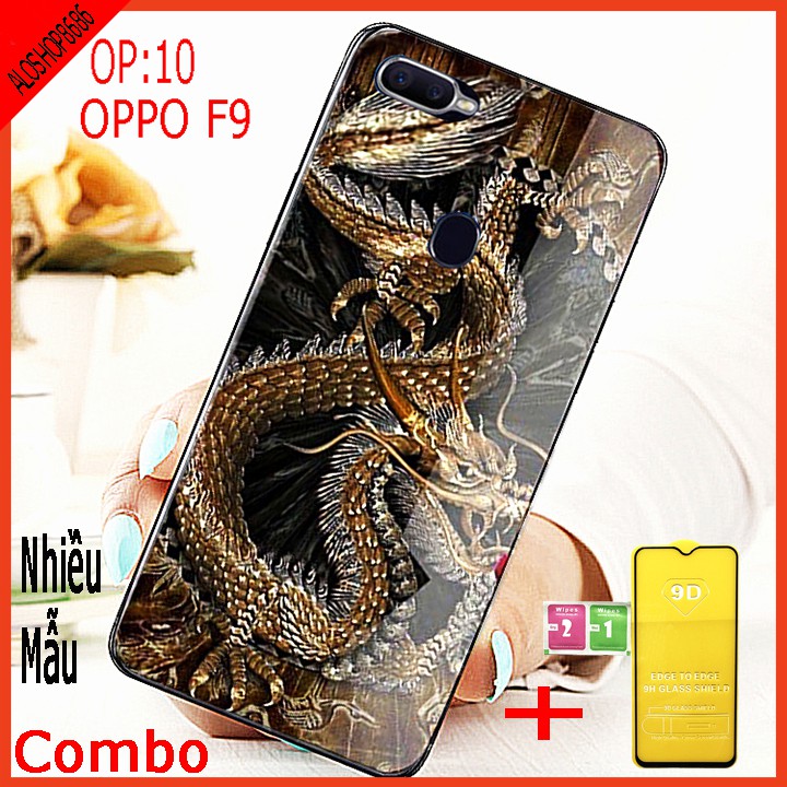 ốp lưng KÍNH 3D OPPO F9/A5S SANG TRỌNG, TRẺ TRUNG ( TẶNG KÈM 1 kính cường lực FULL màn hình mới )