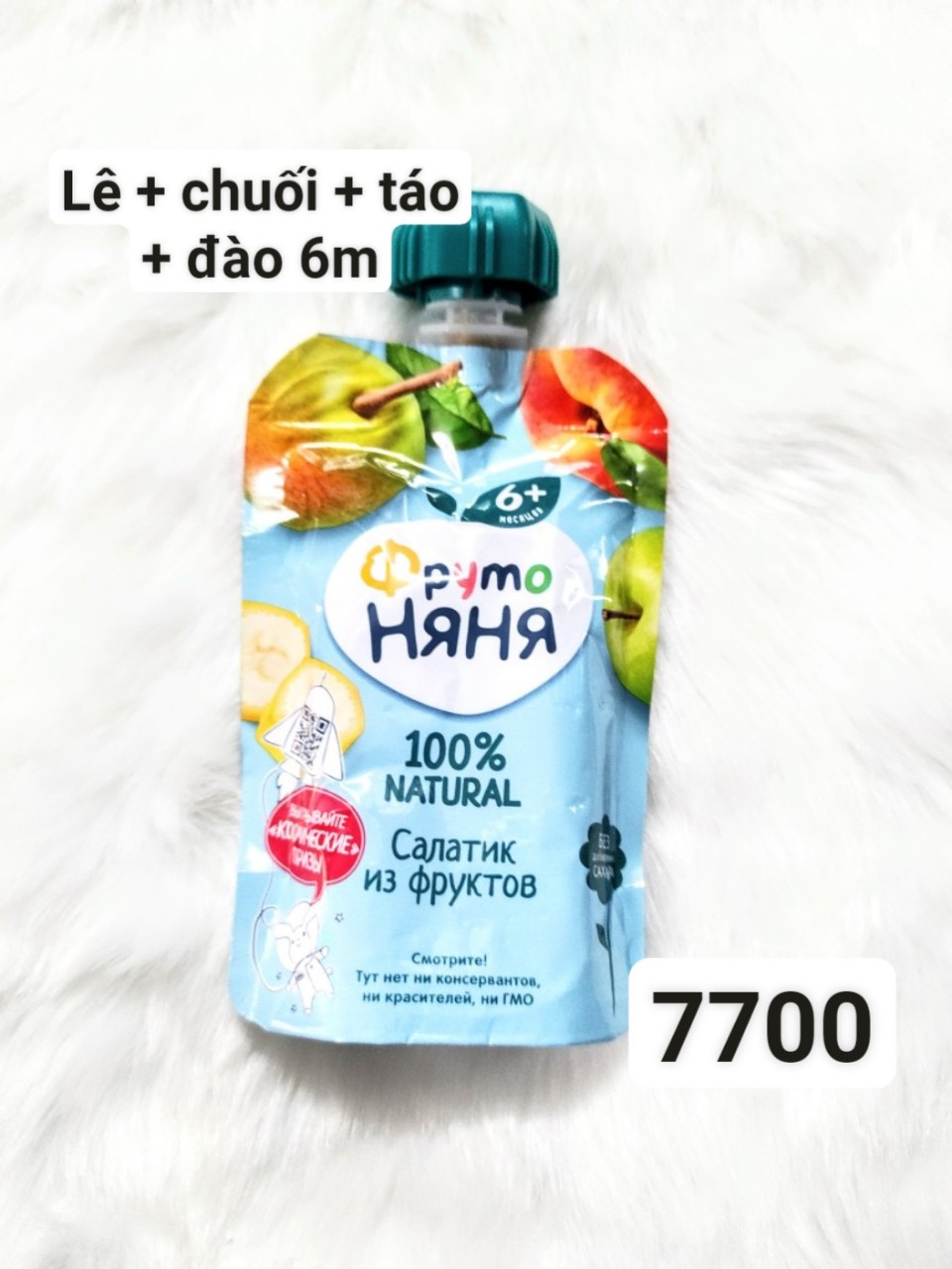 Trái cây nghiền fruto Nga 90gr đủ vị