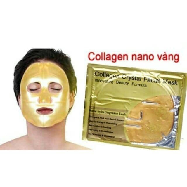 Mặt nạ mặt collagen vàng trắng