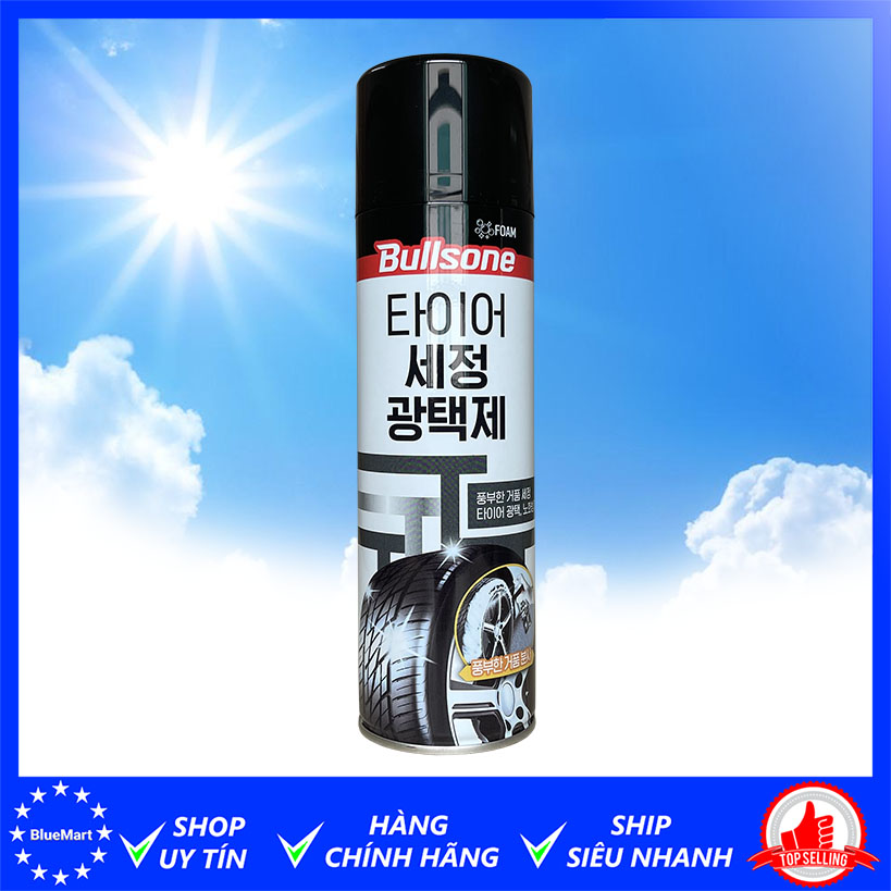 Bảo dưỡng lốp xe ô tô Tire Clean Shine Hàn Quốc Bullsone