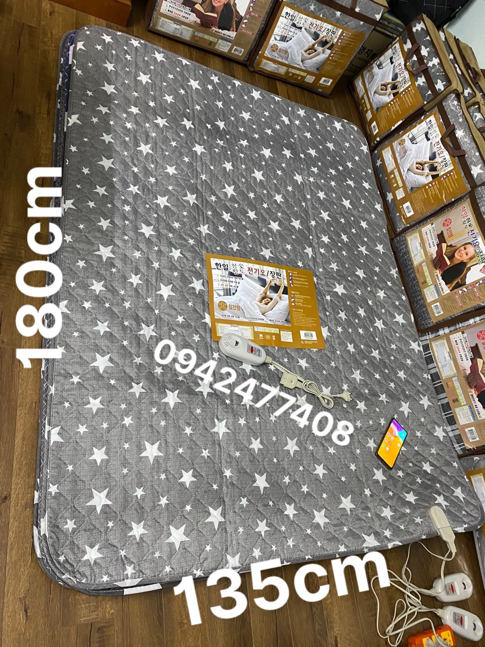 Đệm điện sưởi ấm hanil nhập khẩu hàn quốc