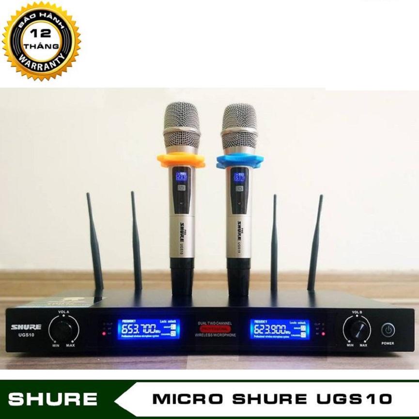 Micro không dây Shure UGS10 -  4 râu bắt sóng cực tốt