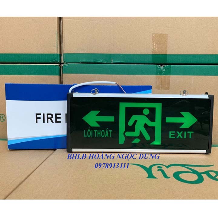 Đèn Exit, Đèn Thoát Hiểm, Chỉ Lối Thoát 2 Mặt. Đèn LED Exit 2 mặt - Đèn lối thoát, đèn khẩn cấp LỐI THOÁT
