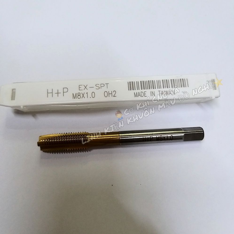 [HCM]Mũi Taro H+P Vàng Thẳng M8 x 1.0 (Vàng)