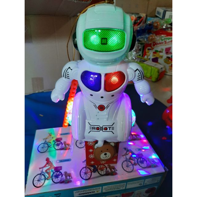 Lồng đèn robot trung thu cho bé có đèn và nhạc