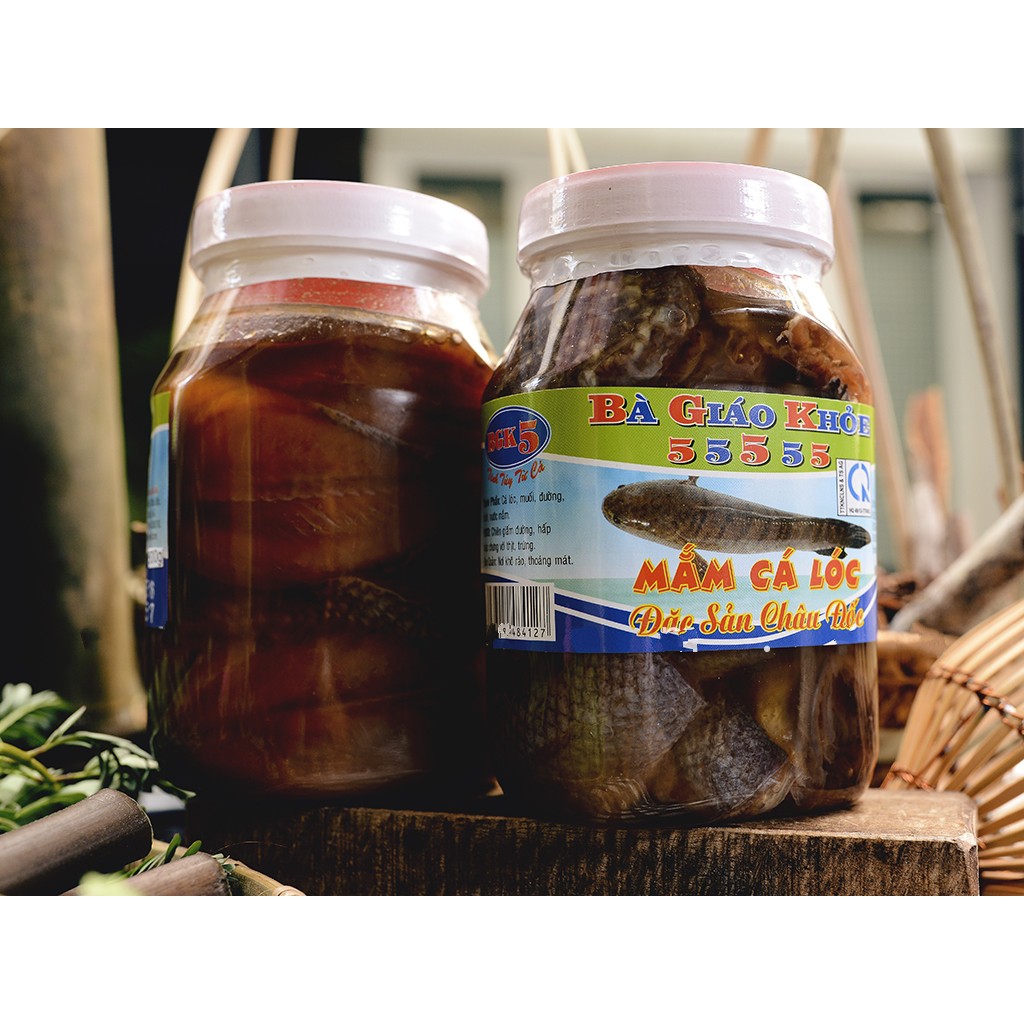 Mắm cá lóc Bà Giáo Khỏe 55555 hũ 500gr - Châu Đốc