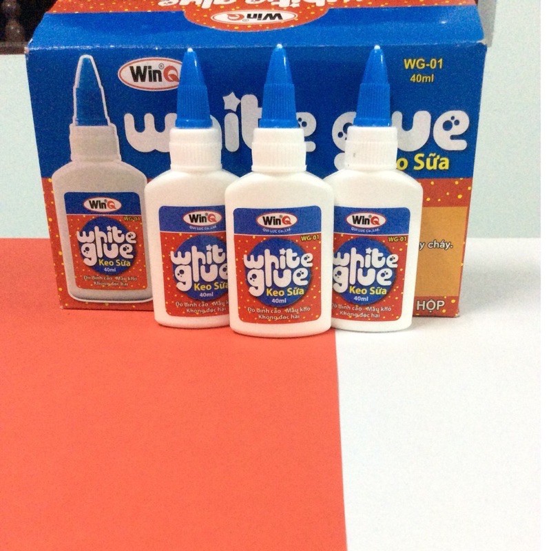 [HCM]HỘP 12 chai keo sữa WIN 40ml