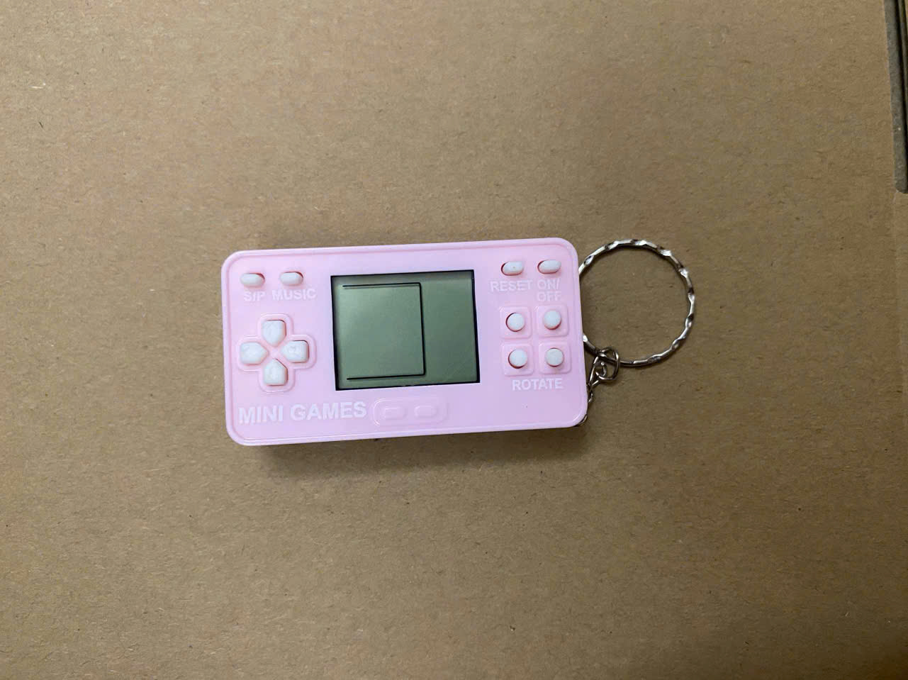 Móc khóa máy chơi game, mốc khóa mini máy chơi game xếp gạch
