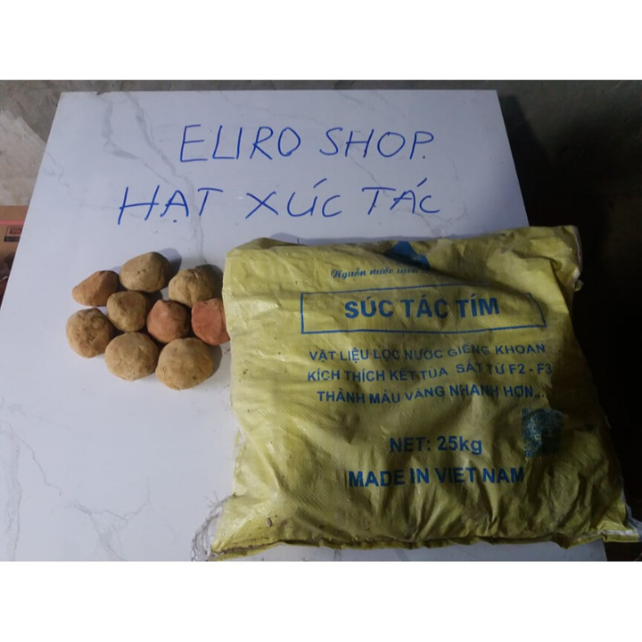 HẠT ALUWAT LỌC NƯỚC MÀU TÍM (1KG) XT01 - Eliro