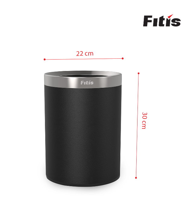 THÙNG RÁC ĐẸP CHẤT LƯỢNG CAO 2 LỚP (VIỀN INOX)