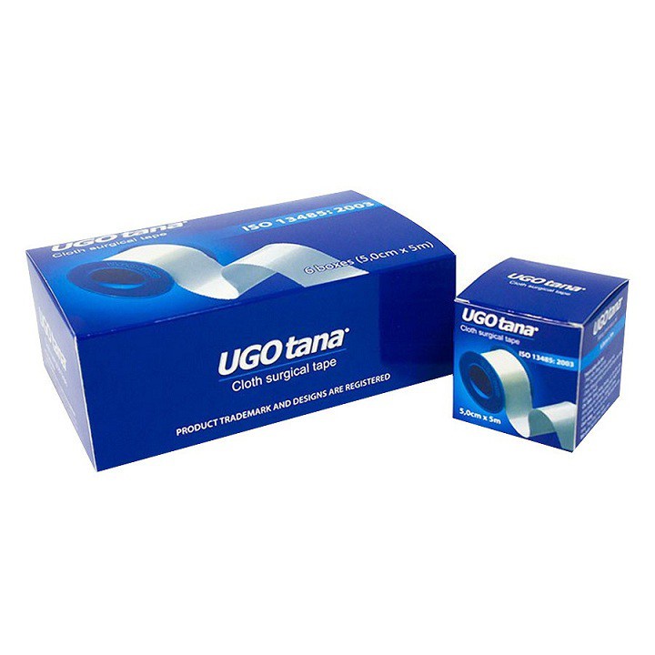 Băng Dính Cuộn Vải Lụa Y Tế Ugotana Kích Thước 5Cm X 5M