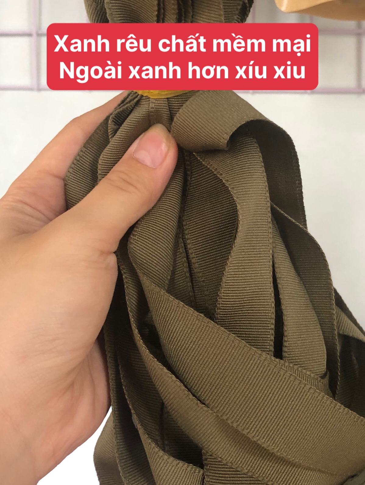 (bó 10m) Ruy băng gân bản 2cm chất mềm đẹp
