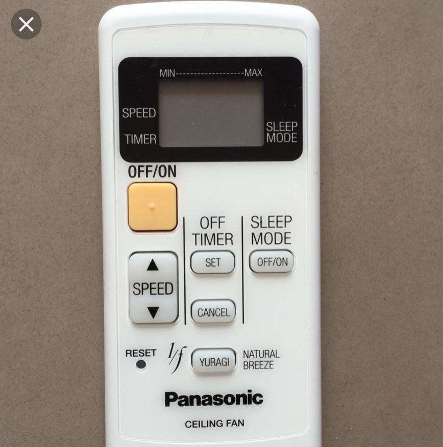 Điều khiển quạt trần panasonic 5 cánh