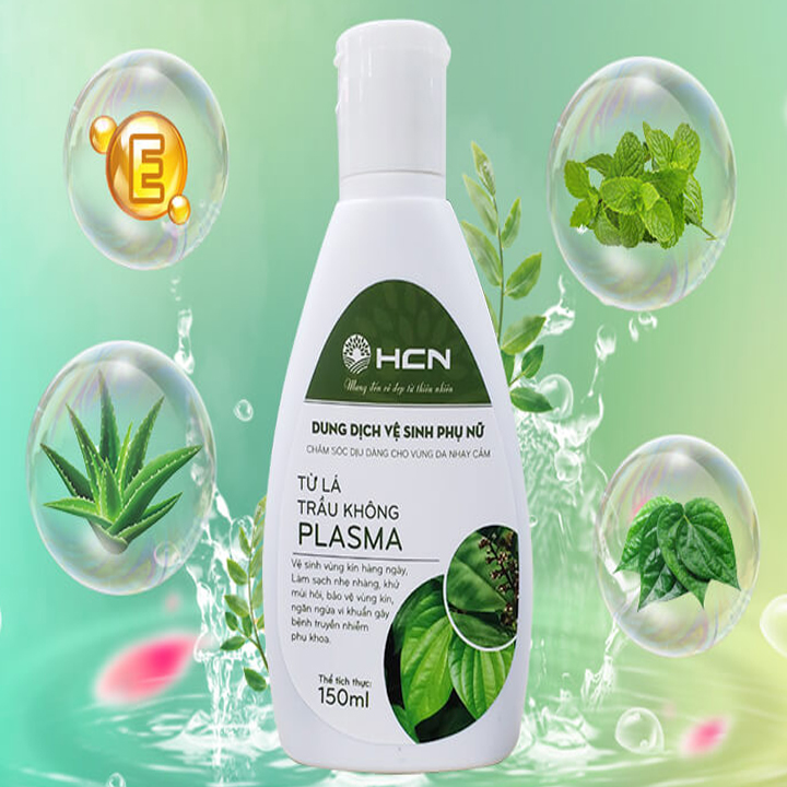 Dung Dịch Vệ Sinh Phụ Nữ Lá Trầu Không Plasma
