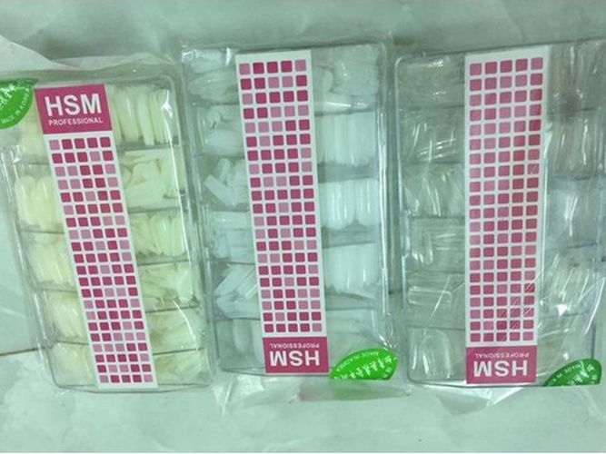 Móng HSM Bóng Form Vuông Hộp 500 Móng