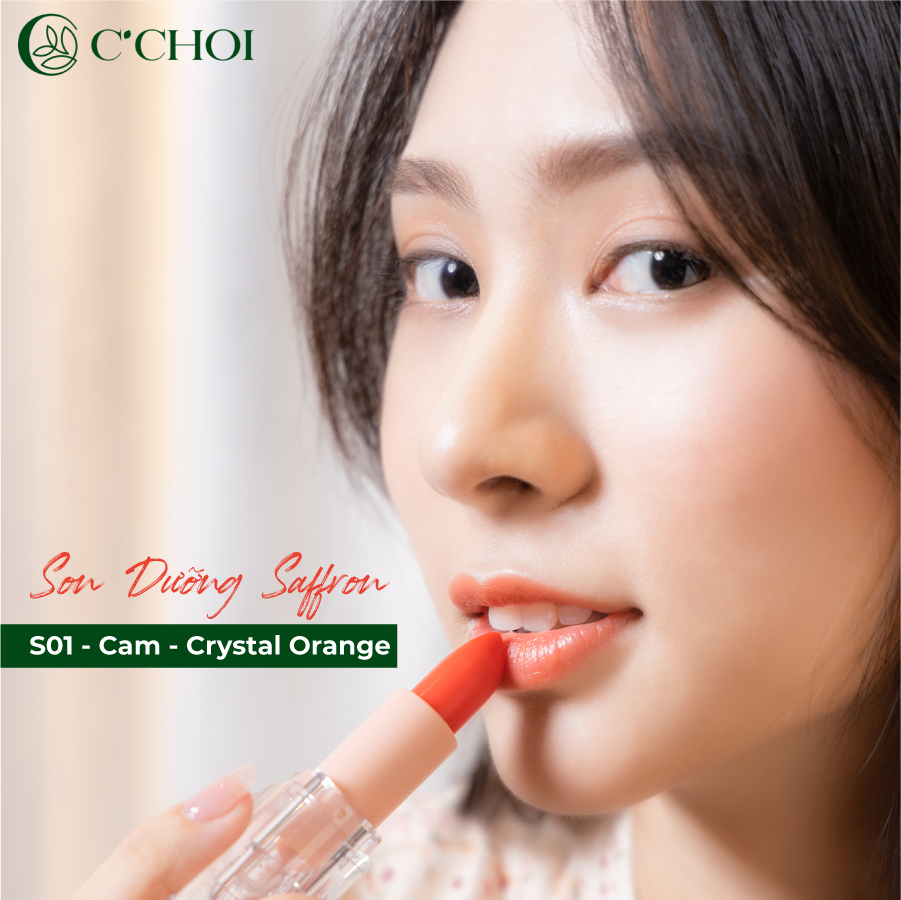 Son dưỡng môi Saffron Color C’Choi (có 3 màu)