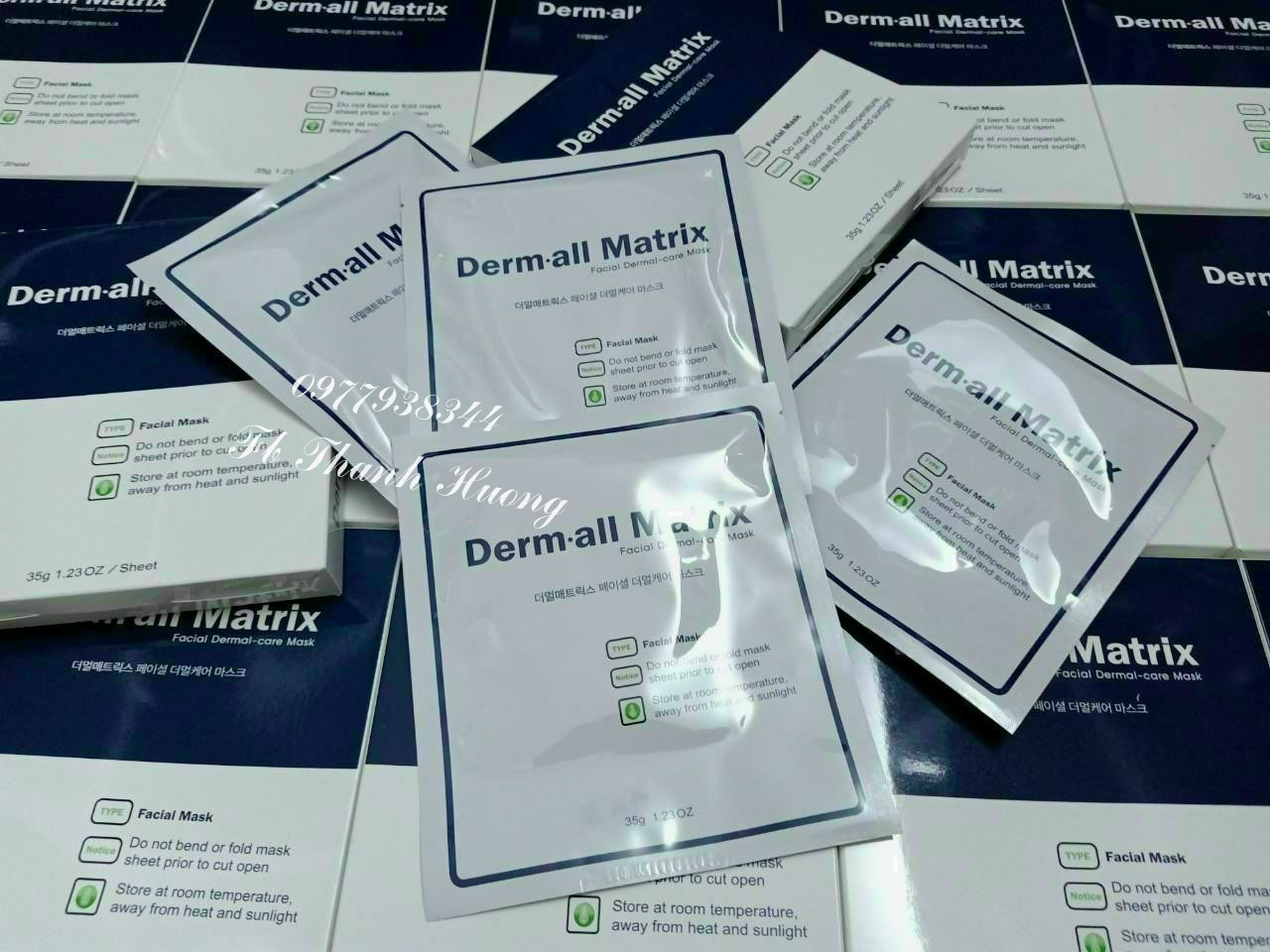 MẶT NẠ Derm-all Matrix - nâng cơ, căng da tức thì