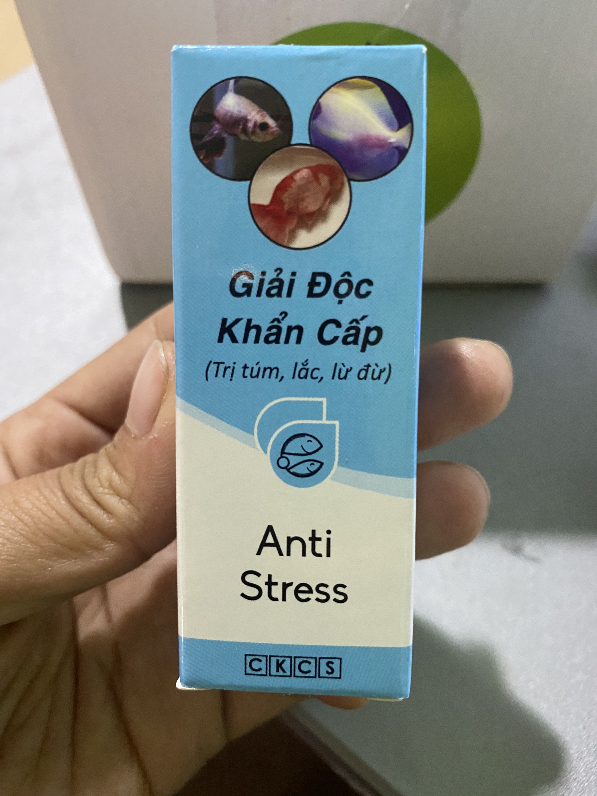 Bộ đôi Anti Stress và paraKill cho cá khỏe, cá sung