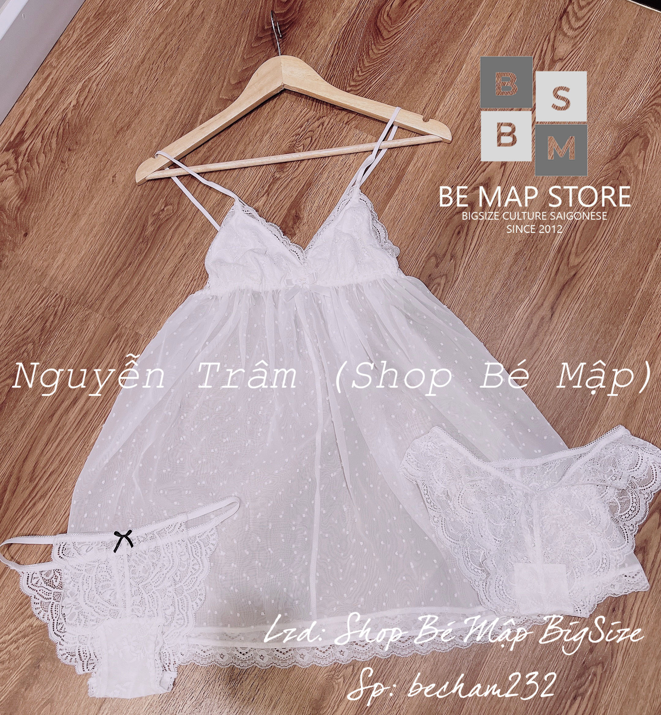 Set Bộ Ngủ Sexy 3 Món BigSize 50-75Kg [Hình Thật Chính Chủ]