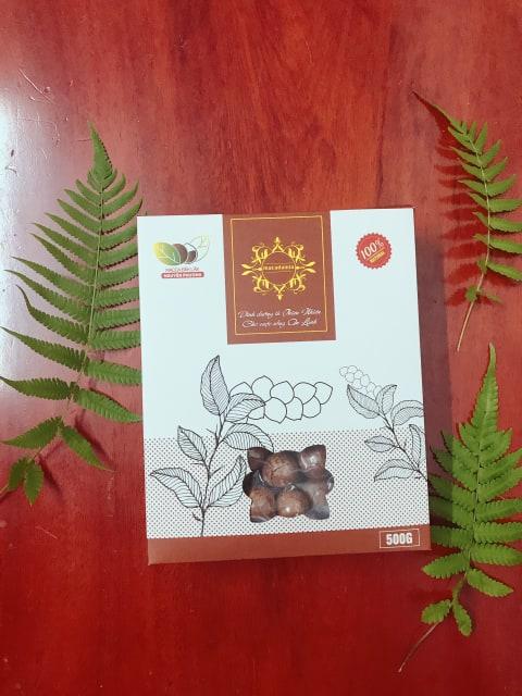 HẠT MACCA SẤY ĐĂK LĂK DAMACA NGUYÊN PHƯƠNG (HỘP 500GR SANG TRỌNG)
