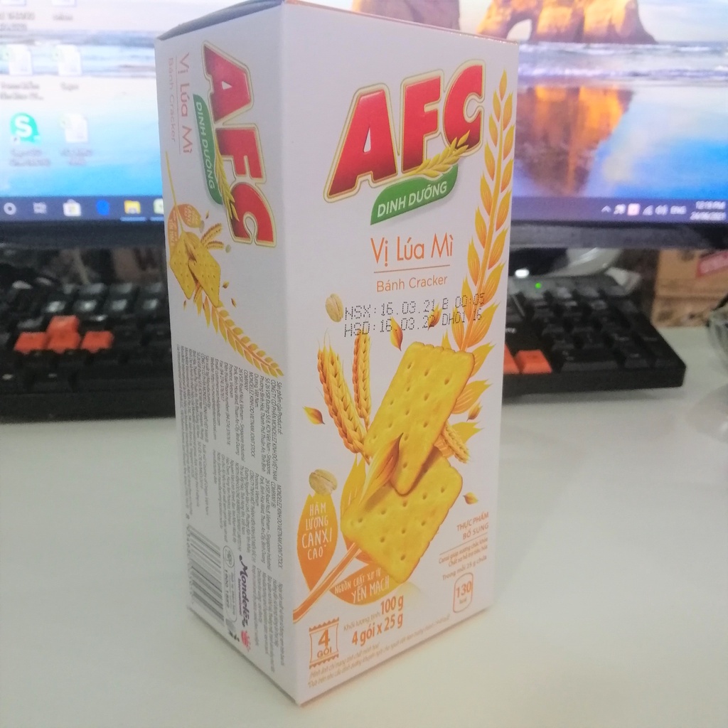 Afc Nutrition Wheat Flavor Cracker (Box of 86g)