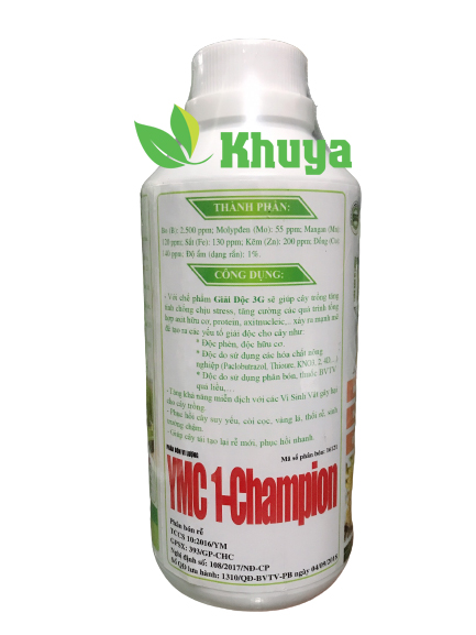 Chế phẩm phân bón Ý MỸ YMC Giải độc 500ml
