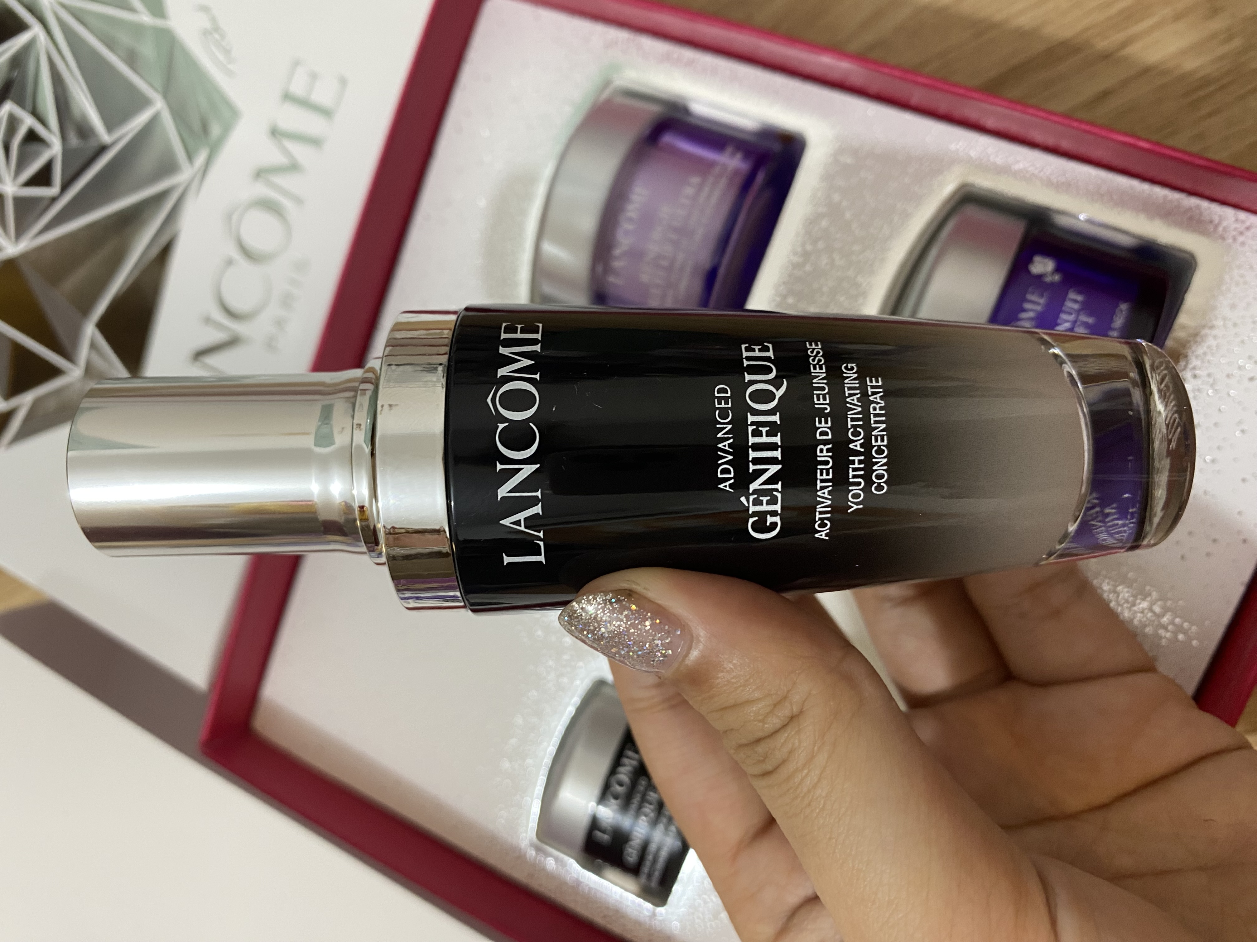 Set lancome genifique 50ml có tách set