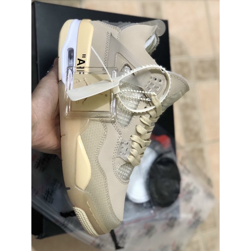 giầy jdan4 off white hàng 1:1 ( full box + free ship )