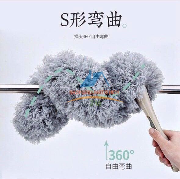 Chổi quét bụi cán gấp gọn