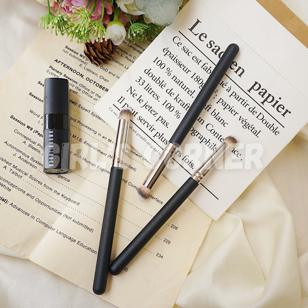 Cọ che khuyết điểm đầu tròn feather b 370