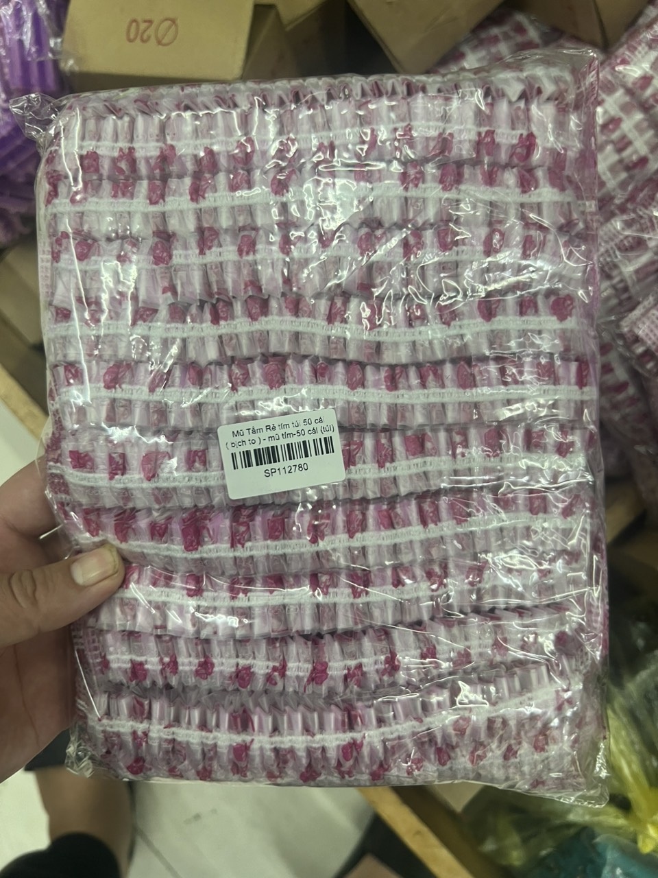 Bịch Mũ tắm , hấp tóc dùng 1 lần