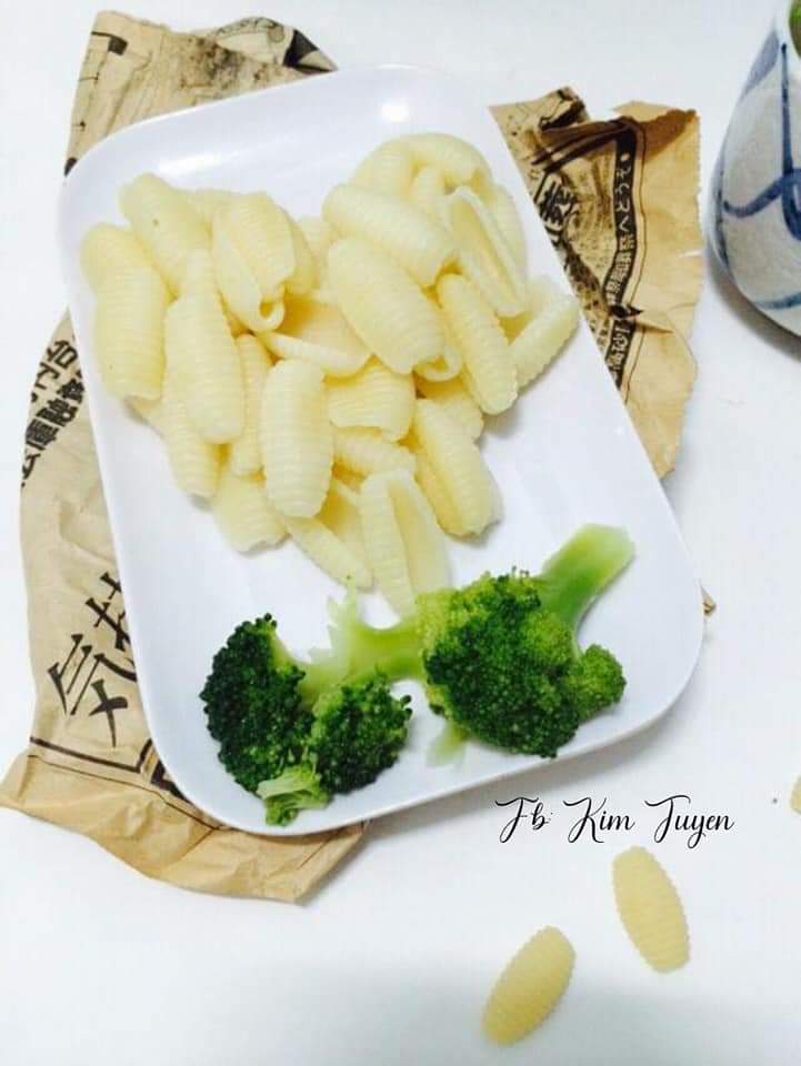Nui hữu cơ các loại cho bé ăn dặm