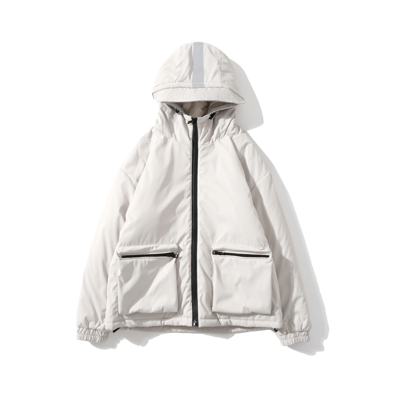 Off White 3M reflection thickened padded jacket