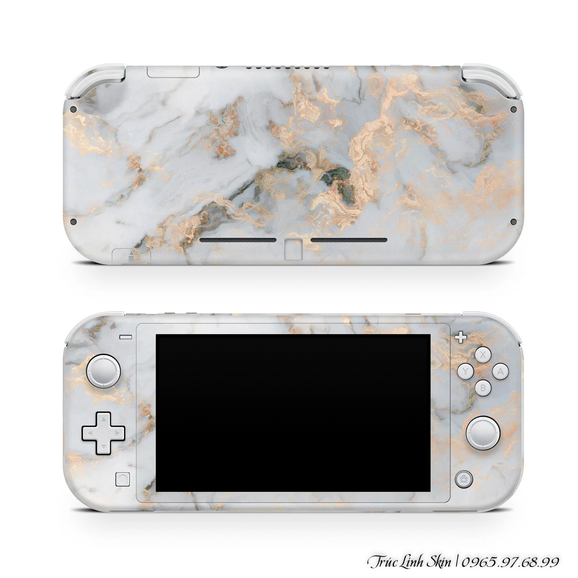 Skin decal dán Nintendo Switch Lite mẫu vân marble