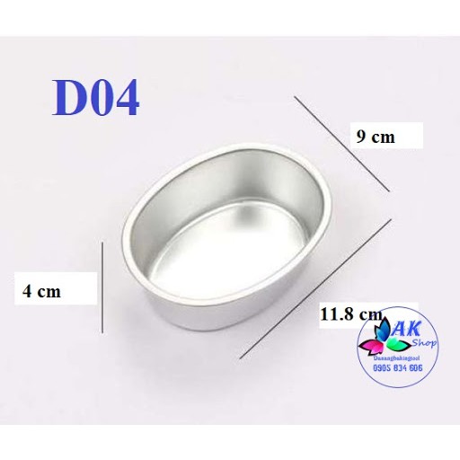 [HCM]Khuôn Oval Mini D04