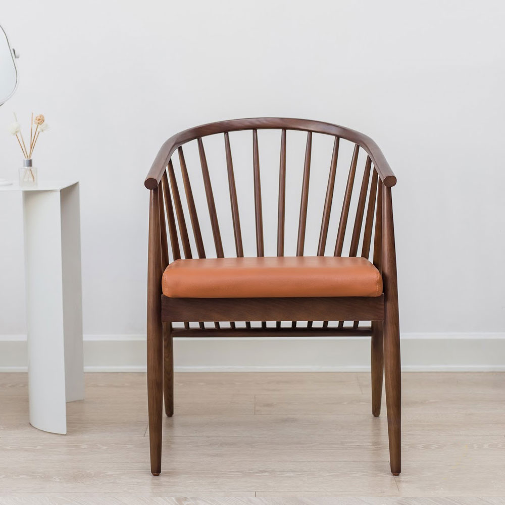 [Freeship] Ghế Genny gỗ ash IBIE kích thước [610 x 590 x 770 mm]