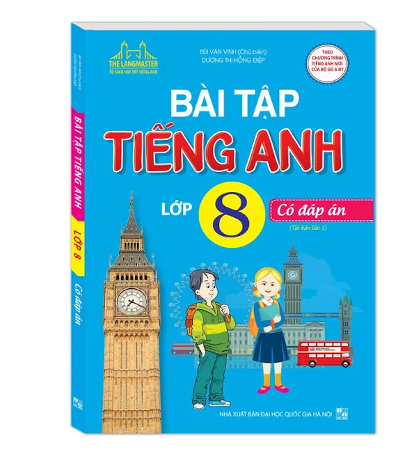 Sách - bài tập tiếng anh lớp 8 - có đáp án