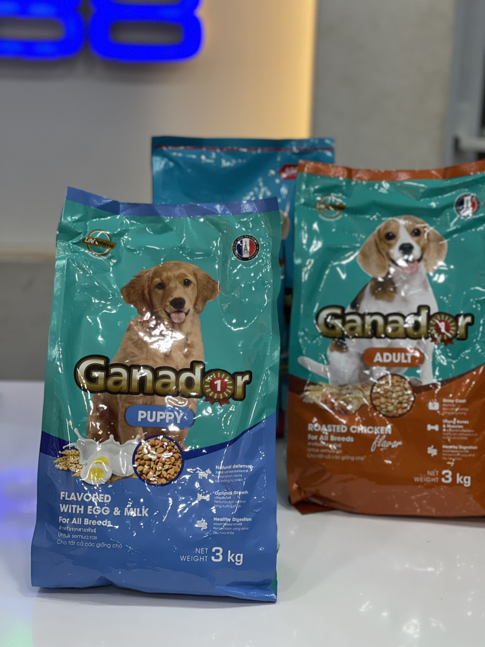 Ganador 3kg-thức ăn hạt dành cho chó