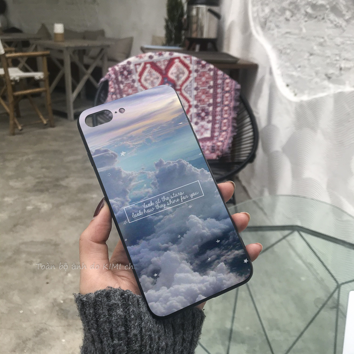 Ốp Vivo S1 , Y91c , Y91 / Y93 , iQOO Neo / iQOO Neo 855 lưng kính cường lực cao cấp kimicase