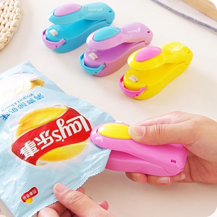 [HCM]Máy Hàn Miệng Túi Nilong Bao Nilon Túi Đựng Thực Phẩm - Máy Hàn Miệng Túi Mini Có Nam Châm