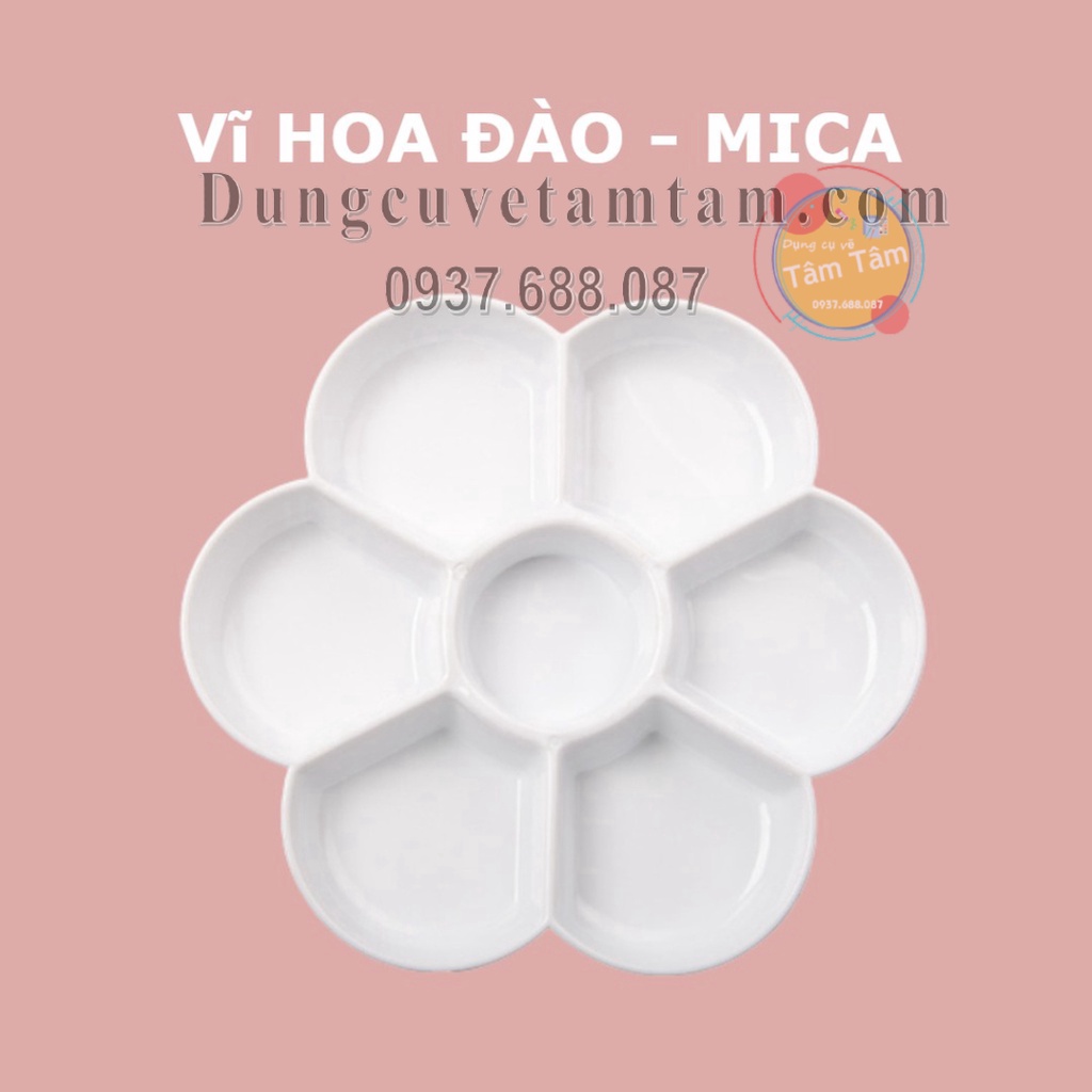 Khay Bảng pha màu Nhựa (Palette) - Khay pha màu