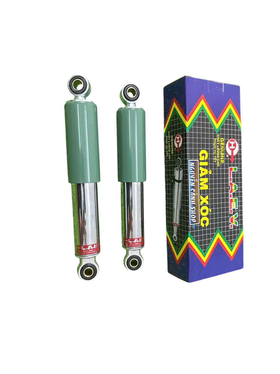 Cặp phuộc sau xe Cub 2-3 tầng LAEV DMC chính hãng