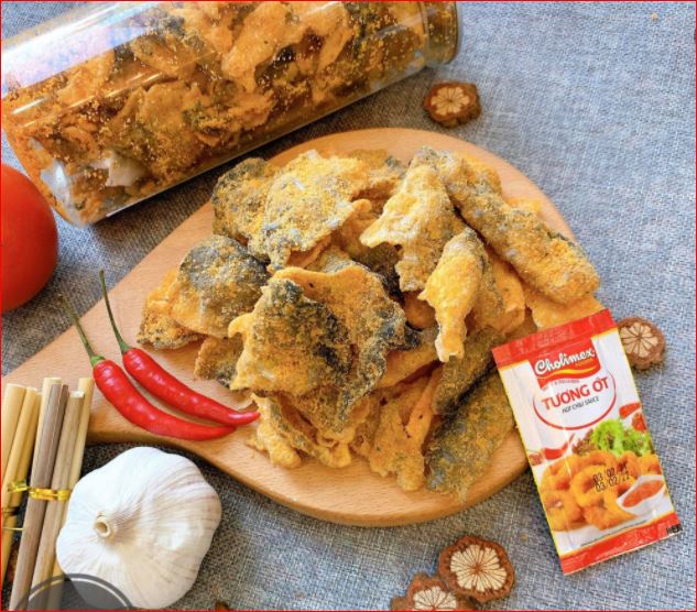 Da cá trứng muối hủ 200gram_ THƠM NGON  giòn rụm beo  béo ăn vặt siêu ngon