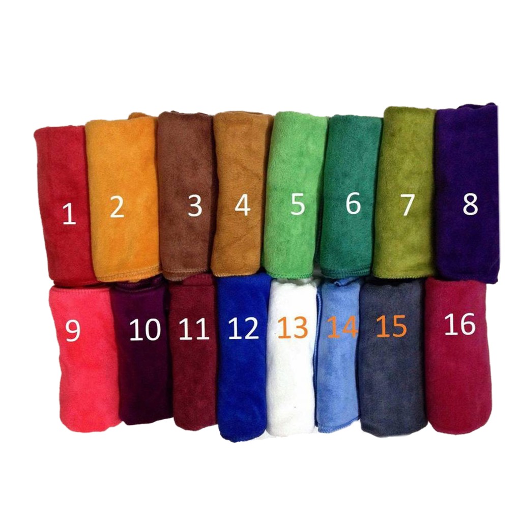 Khăn gội đầu si.êu thấm kích thước 35*75cm chất liệu microfiber