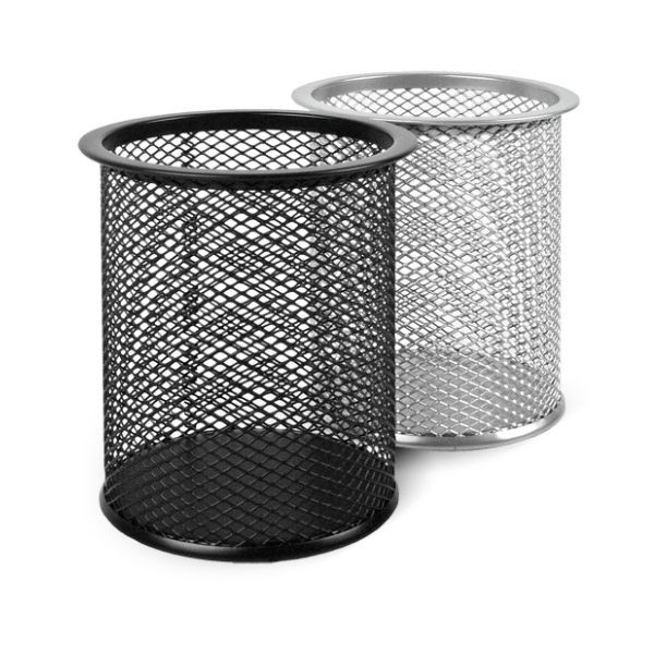 Cốc cắm bút lưới sắt tròn Deli