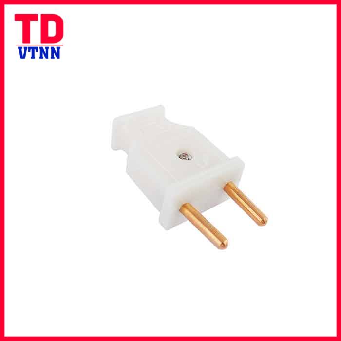 Phích Cắm Điện Đầu Đực 2 Chân Tròn