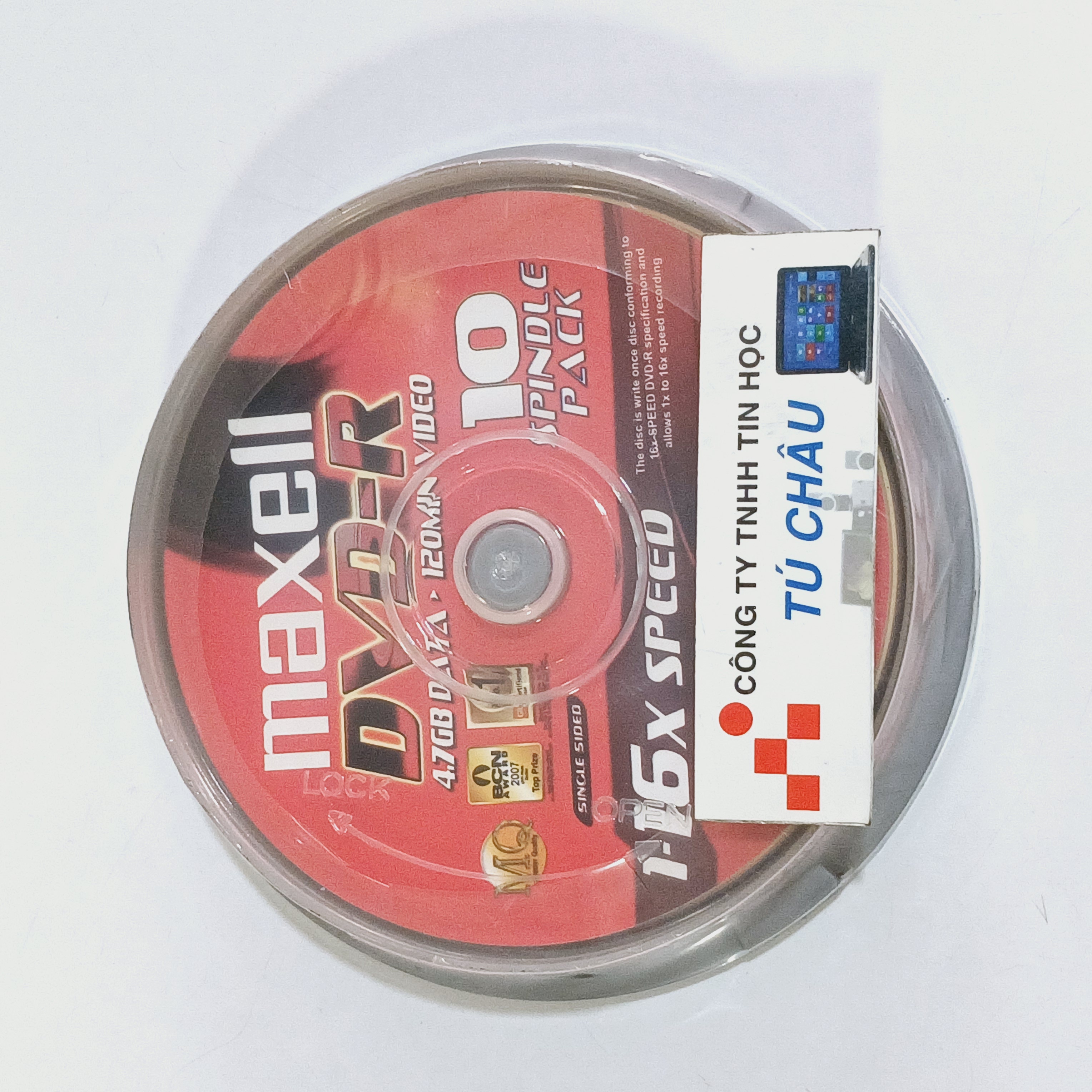 Đĩa DVD MAXELL 4.7GB DATA (1-16X Speed / 4.7GB DATA / 120MIN VIDEO) / Lốc 50 Đĩa