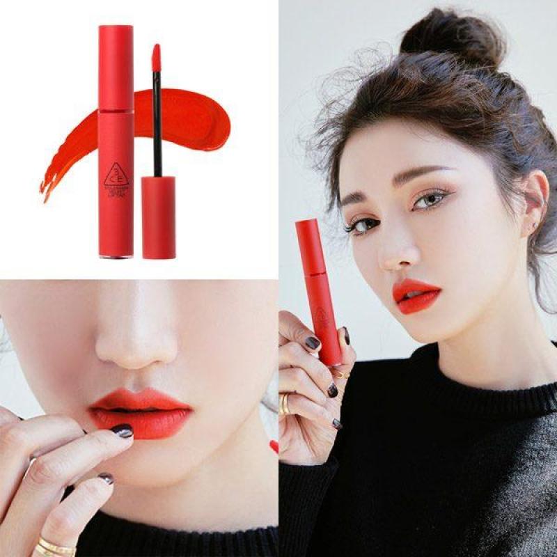 Son kem lì 3CE Velvet Lip Tint #Childlike -Đỏ Cam - Chuẩn Hàn cao cấp