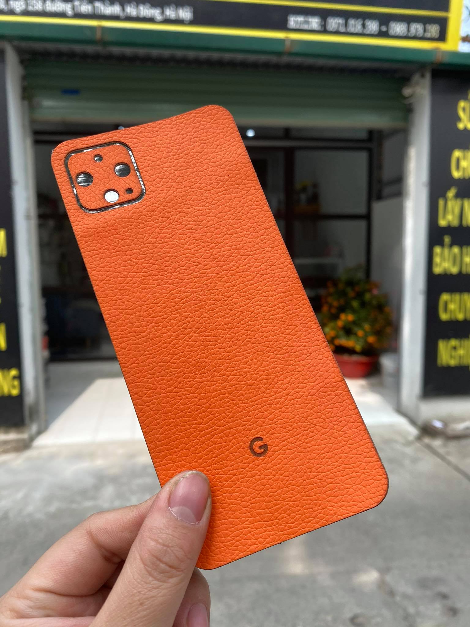 Dán da lưng điện thoại Google Pixel 4 trơn không 1 màu